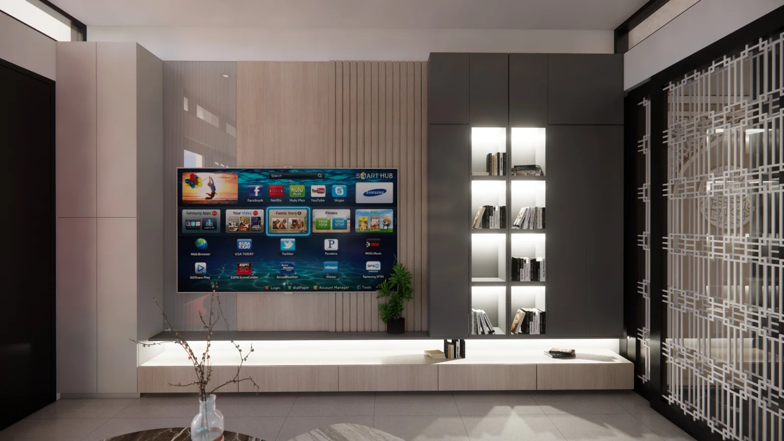 Open Concept Living & Dining Flora Summarecon - Amenity Contractor